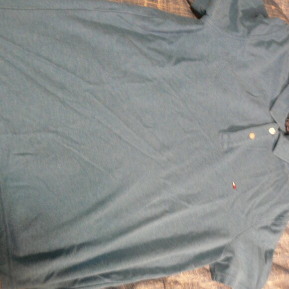TOMMY HILFIGER LOGO  POLO SHIRT SIZE LARGE. - Picture 2 of 3